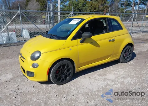 2015 Fiat 500 Sport z USA, uszkodzony, nr VIN 3C3CFFBR5FT625519